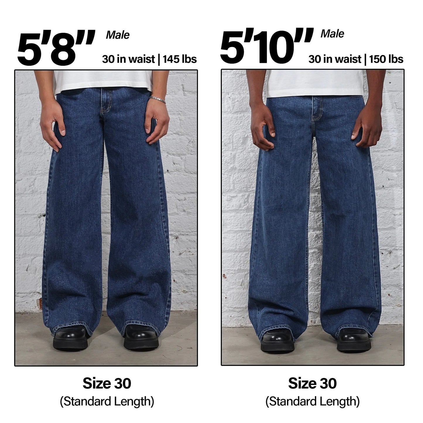 Verdrehte Jeans